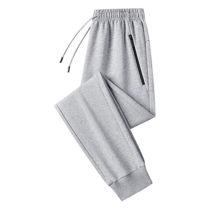 Herren Jogginghose mit geradem Bein, elastischem Bund & Reißverschlusstasche Echoarchiv