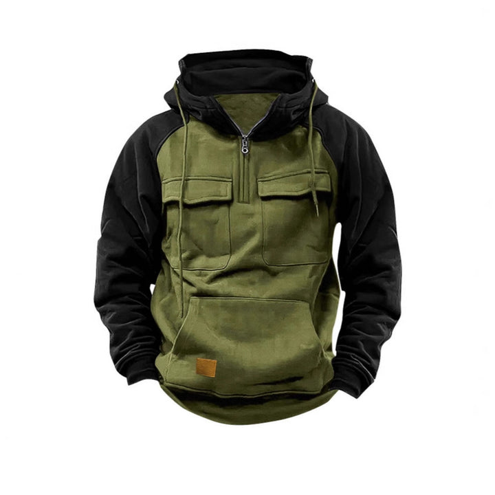 Herren Funktioneller Hoodie mit praktischen Taschen und innovativem Design Echoarchiv