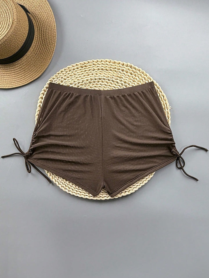 Damen Bade-Shorts mit verstellbaren Seitenbändern Echo Archiv