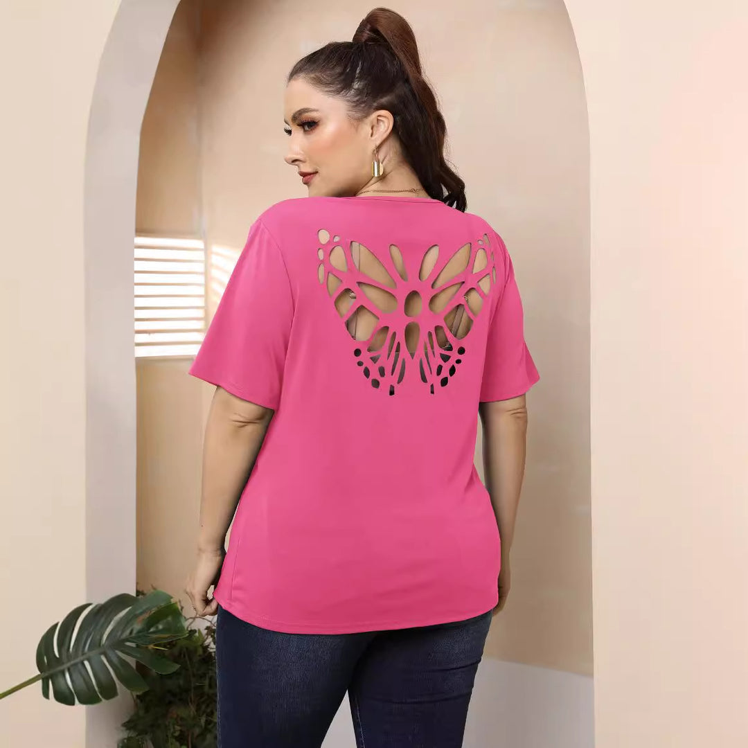 Damen modisches Basic T-Shirt Echo Archiv