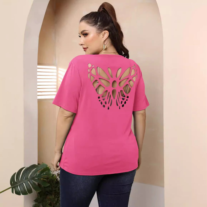 Damen modisches Basic T-Shirt Echo Archiv