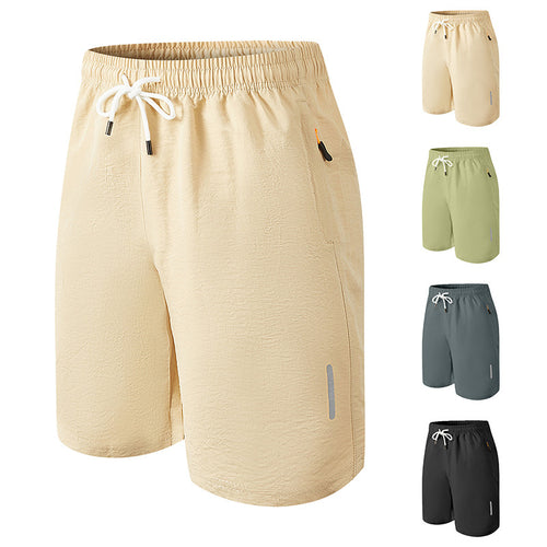 Herren nan ultraleichte schnelltrocknende Sport- und Badeshorts mit Elastikbund Kordelzug Reißverschlusstasche und reflektierendem Detail Echo Archiv