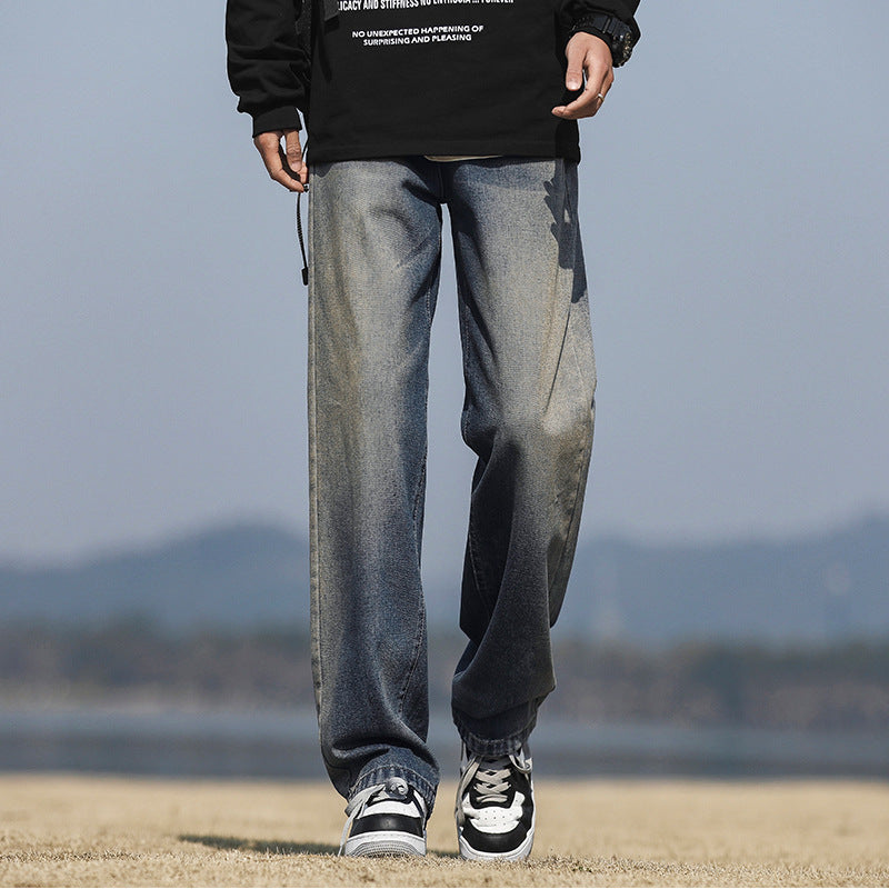 Herren lässige weit geschnittene Jeans Echoarchiv