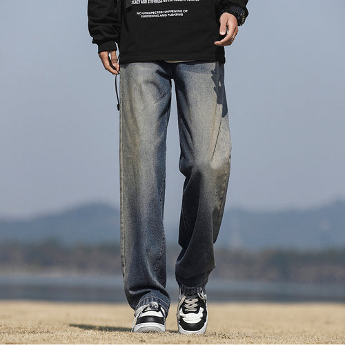 Herren lässige weit geschnittene Jeans Echoarchiv