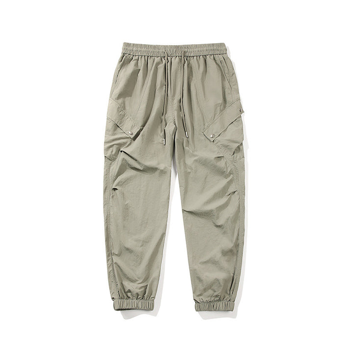 Herren utilitarische Cargo-Joggerhose mit Tunnelzugbund, Mehrfachtaschen und elastischem Knöchelabschluss Echo Archiv