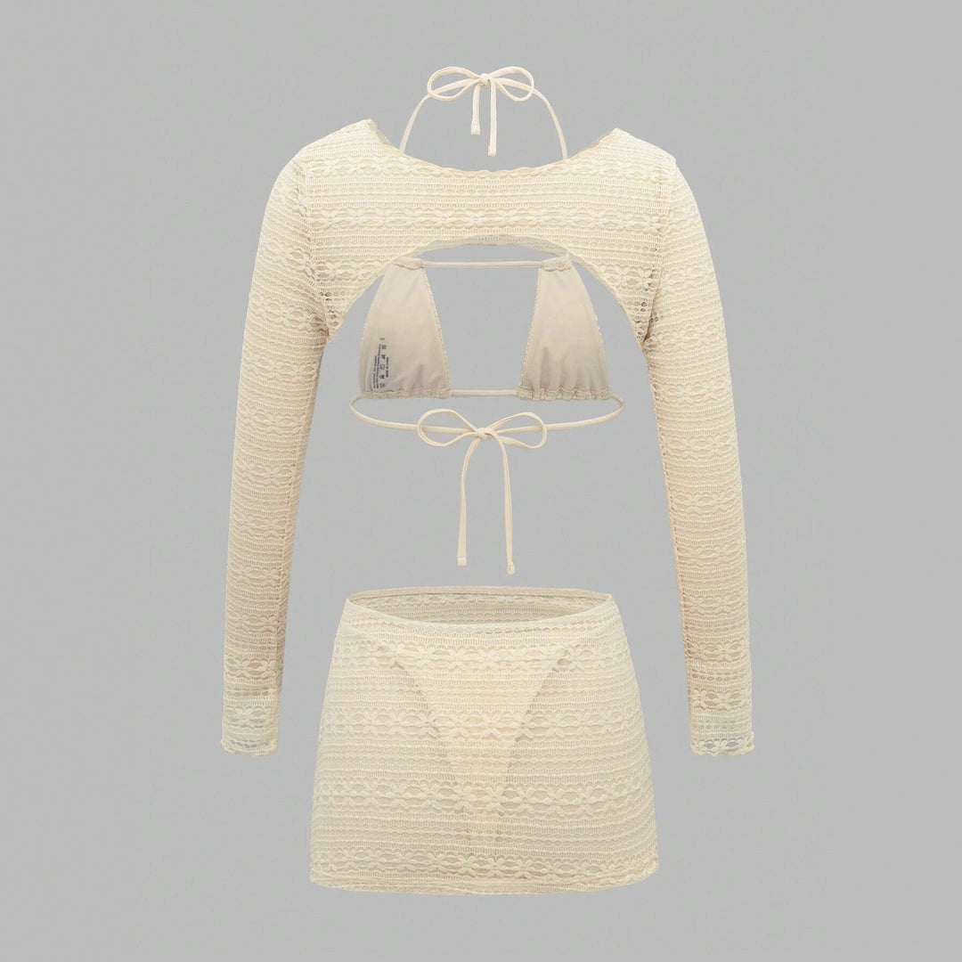 Damen Set aus Cropped Top und Mini-Rock Echo Archiv