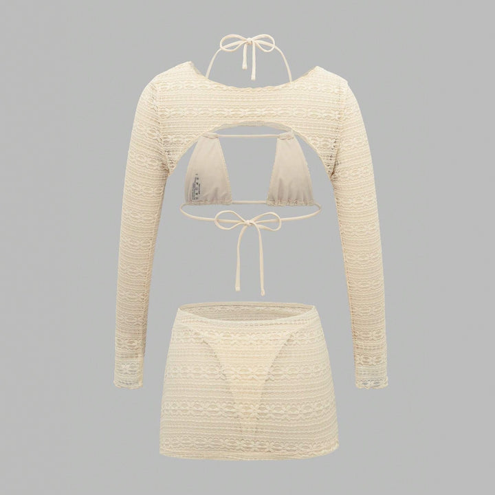 Damen Set aus Cropped Top und Mini-Rock Echo Archiv