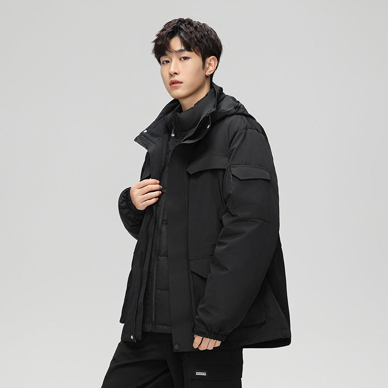Damen Modische Funktionsjacke mit Hohem Kragen Echoarchiv