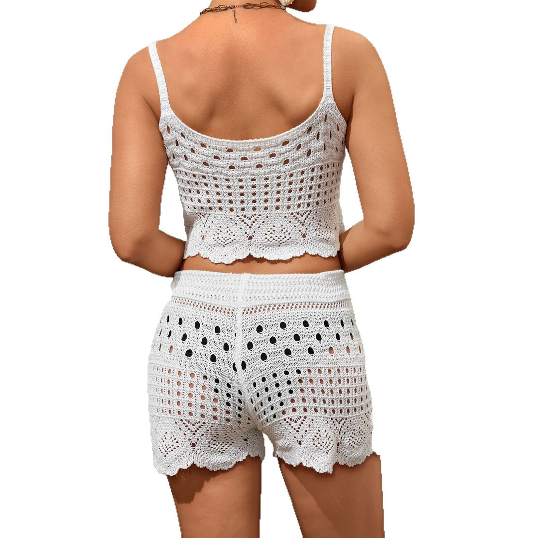 Damen luftiges Häkel-Set mit Top und Shorts Echo Archiv