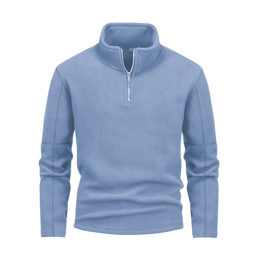 Herren nan Fleece-Halbzip-Pullover mit Stehkragen und flauschiger Mikrofleece-Qualität Echo Archiv
