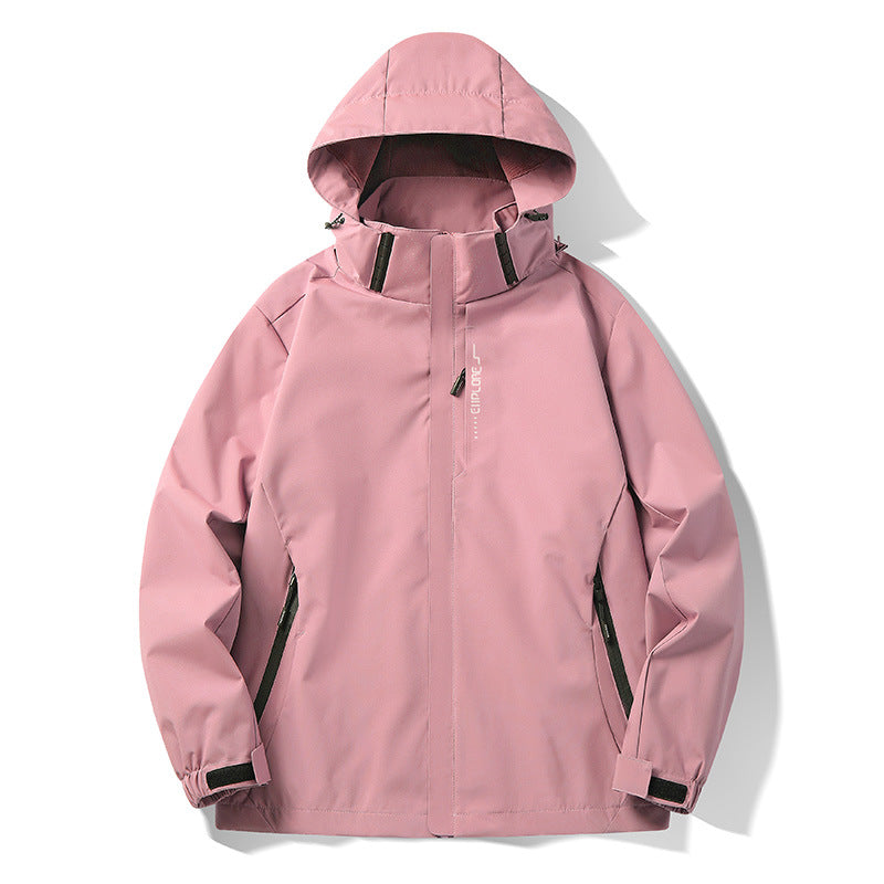 Herren Wasser- und winddichte technische Kapuzen-Outdoorjacke mit verschweißten Nähten und atmungsaktivem Futter Echo Archiv