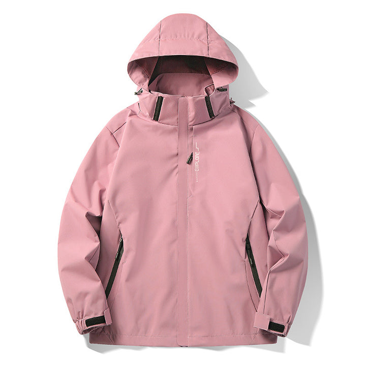Herren Wasser- und winddichte technische Kapuzen-Outdoorjacke mit verschweißten Nähten und atmungsaktivem Futter Echo Archiv