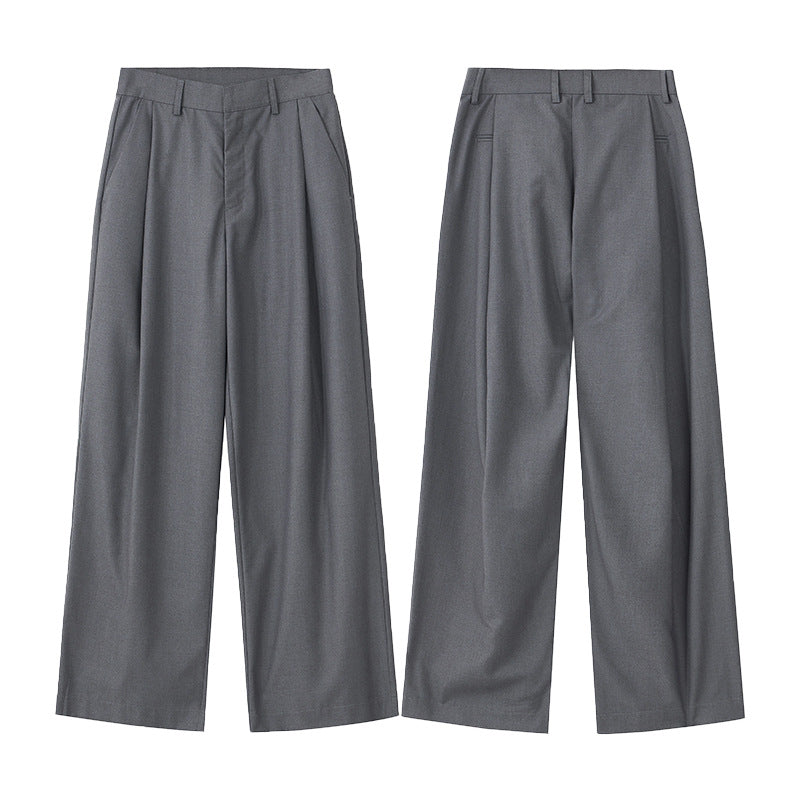 Herren Elegante Palazzo-Hose aus fließendem Twill mit extra weitem Bein Echo Archiv