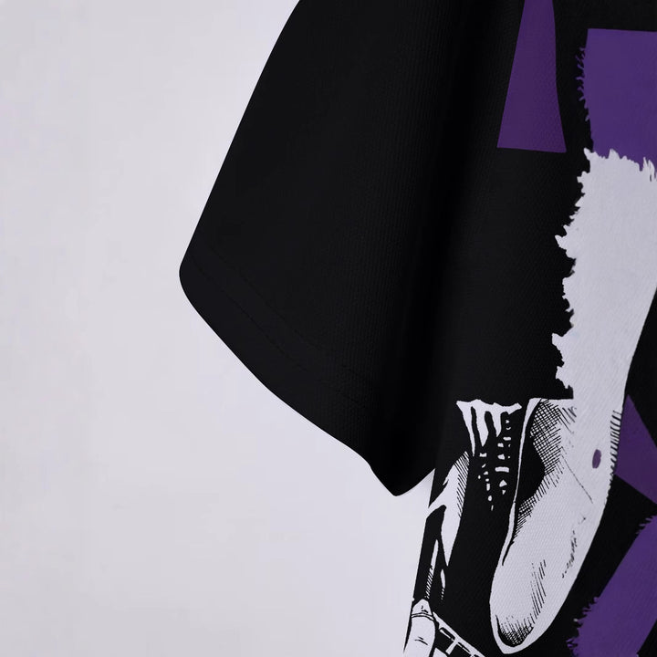 Herren Poloshirt mit kreativem Grafikdesign und modernem Schnitt Echoarchiv