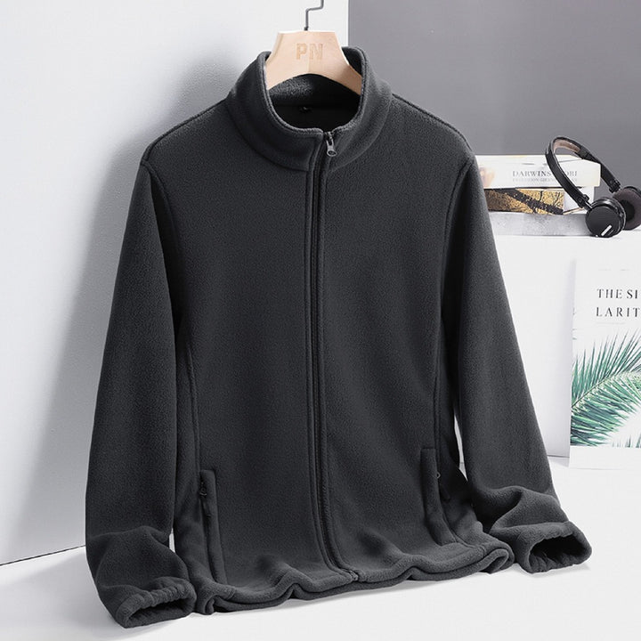 Damen Modische Fleecejacke mit hohem Kragen Echo Archiv