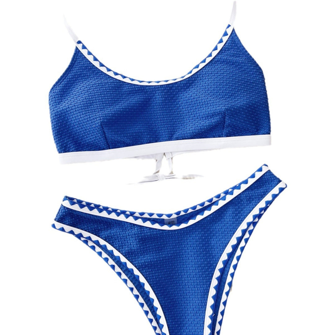 Damen Sportlicher Bikini mit strukturierter Oberfläche Echo Archiv