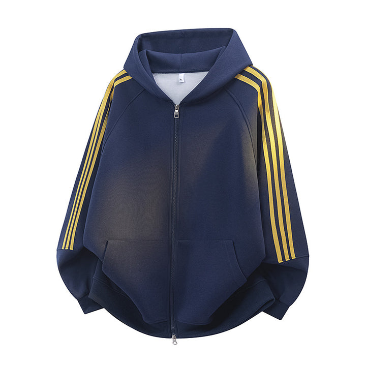 Damen Sportlicher Kapuzenpullover mit praktischem Reißverschluss