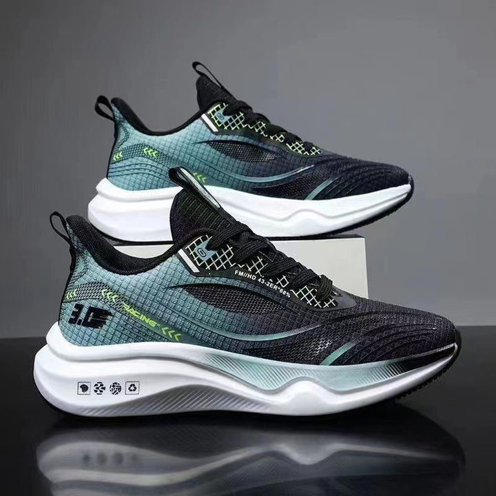 Unisex leichte Street-Running Sneaker mit geformter Energierückführungssohle und atmungsaktivem Netzoberteil – Tavélo