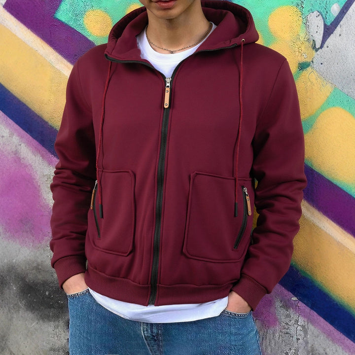 Herren Sportliche Fleecejacke Echo Archiv
