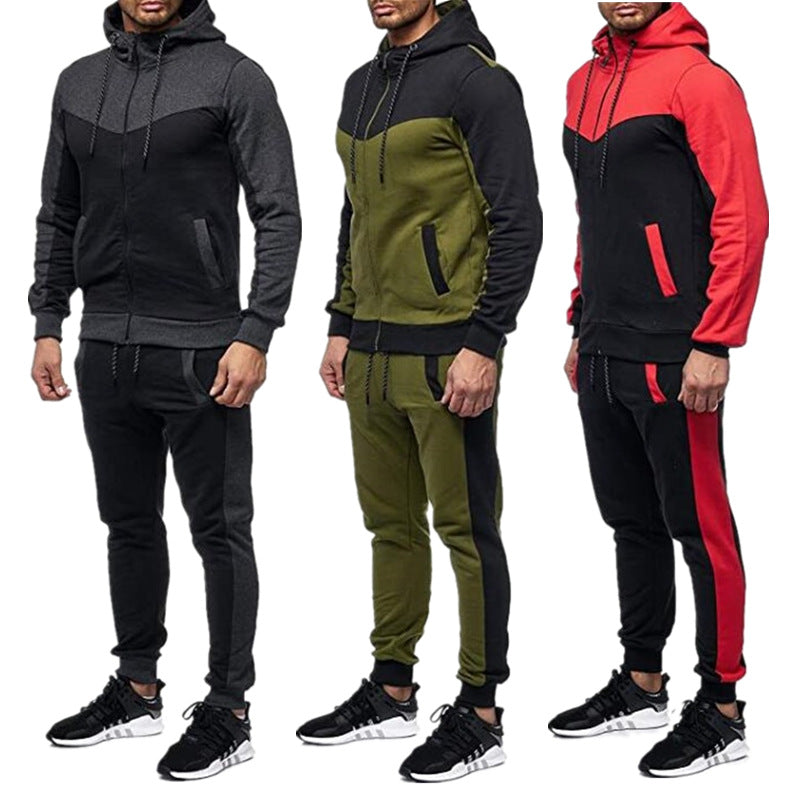 Herren Sportlicher Jogginganzug mit Kapuze und praktischen Taschen Echoarchiv