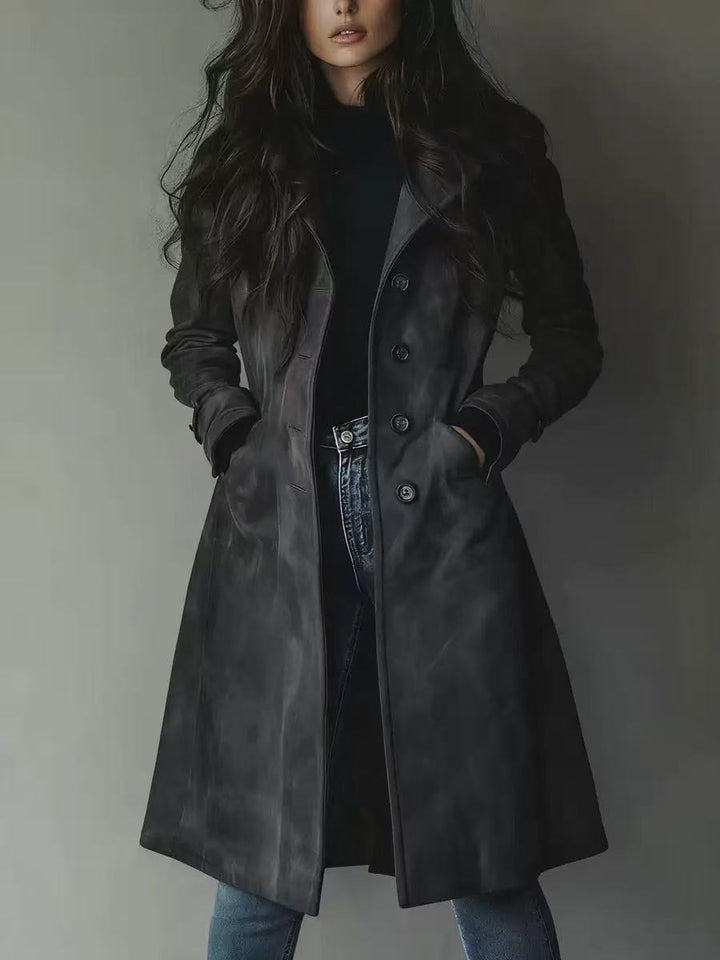 Damen Eleganter und Stilvoller Trenchcoat Echo Archiv