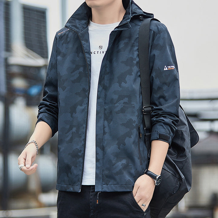 Herren Moderne Übergangsjacke Echo Archiv