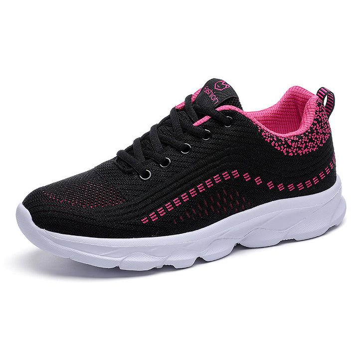 Damen nan ultraleichter Komfort-Gehsneaker für Alltag und Freizeit mit nahtlosem Strickobermaterial, reaktionsfreudiger Luftkissen-Zwischensohle und gepolstertem Fersenkragen Echo Archiv