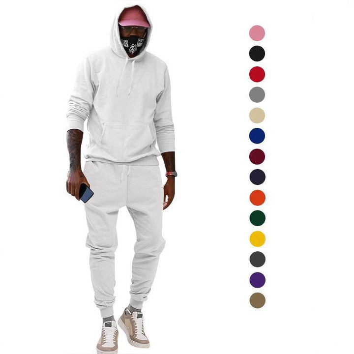 Herren lässiger Hoodie und Jogginghose mit hoher Passform Echoarchiv