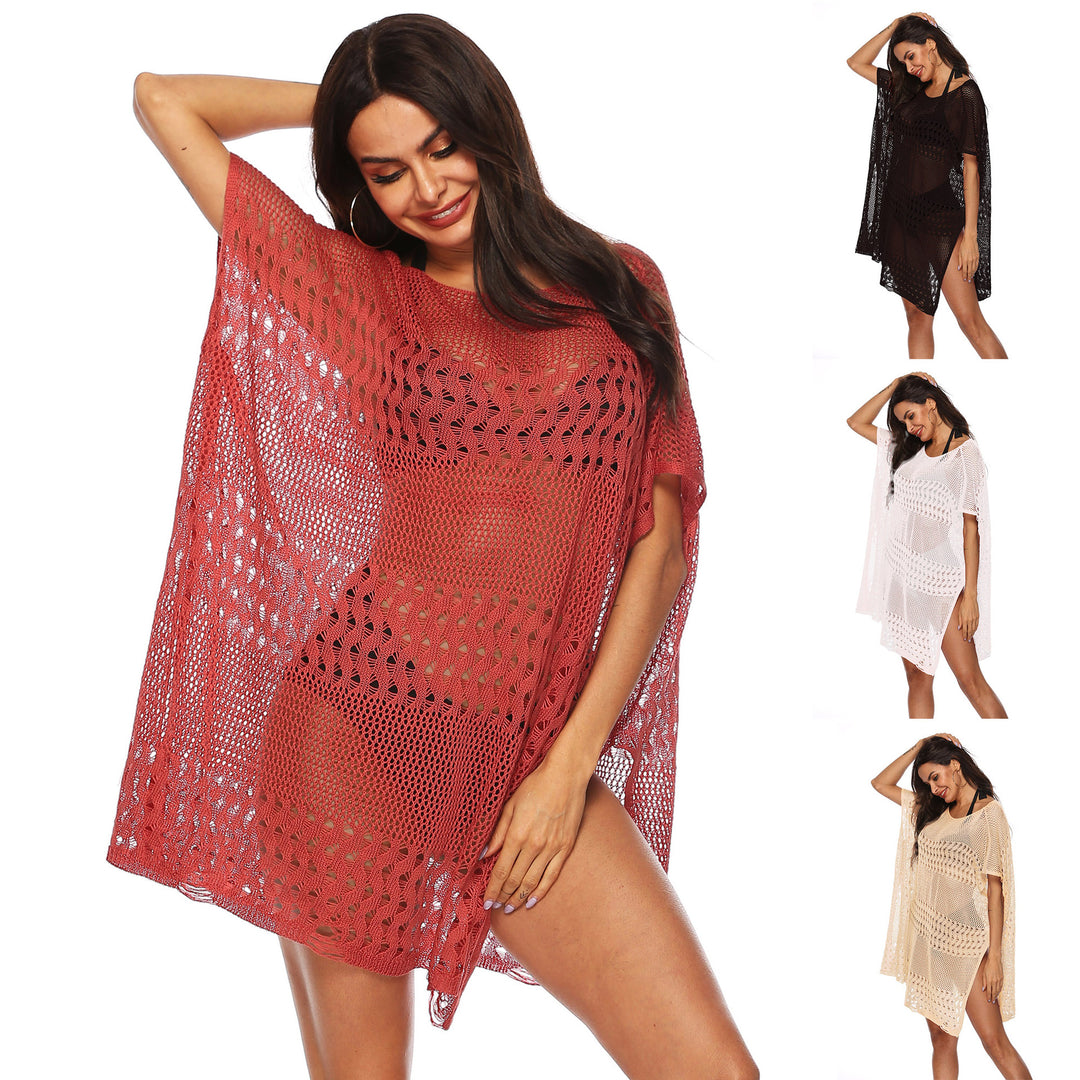 Damen eleganter Strandsarong mit filigranem Häkelmuster Echo Archiv