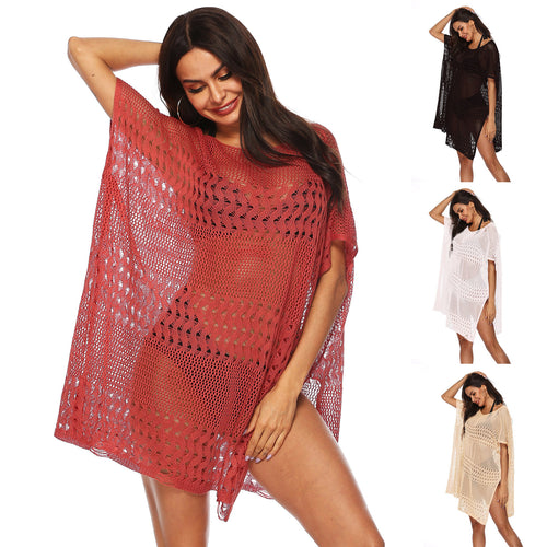 Damen eleganter Strandsarong mit filigranem Häkelmuster Echo Archiv