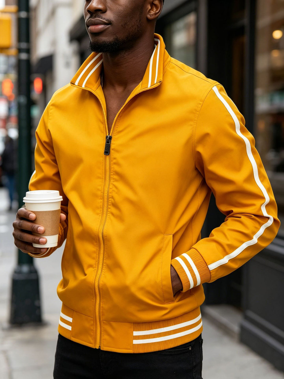 Herren Sportliche Jacke Echo Archiv