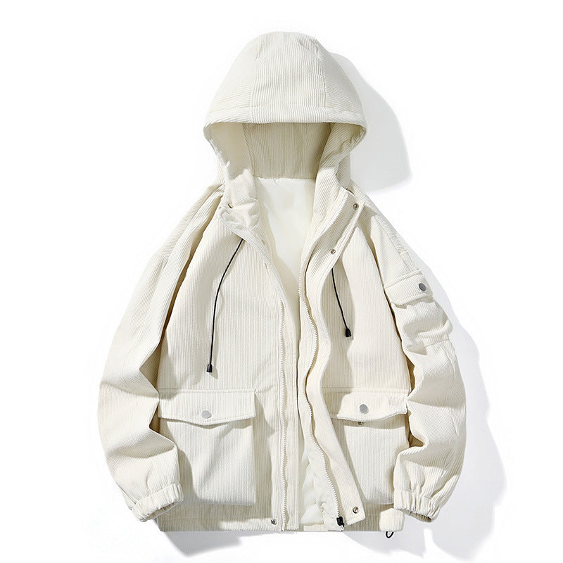 Herren Modische Outdoorjacke mit Kapuze Echo Archiv
