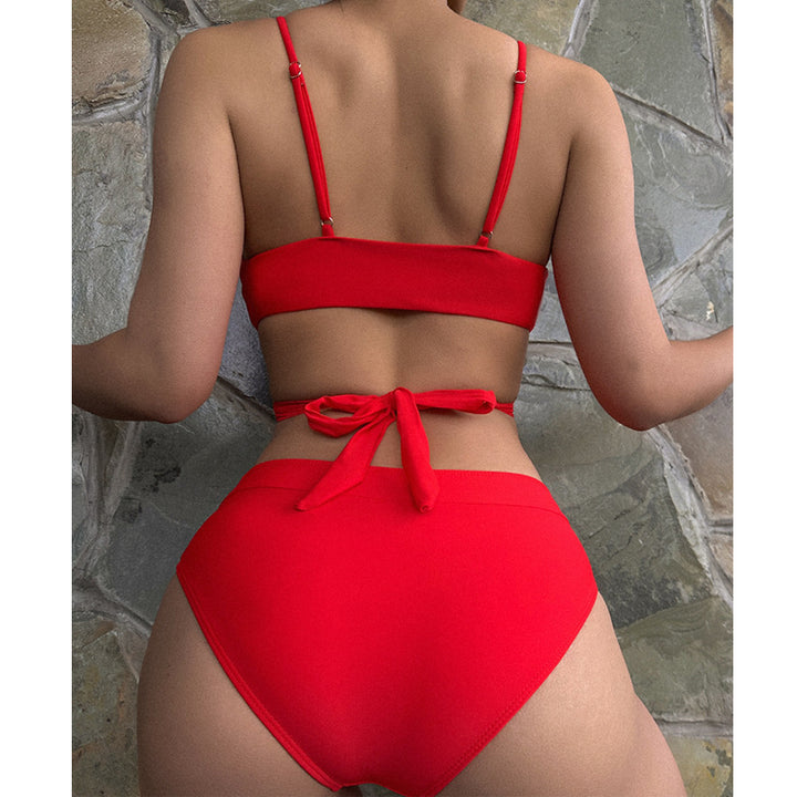 Damen Bikiniset mit innovativem Wickel-Design und verstellbaren Trägern Echo Archiv