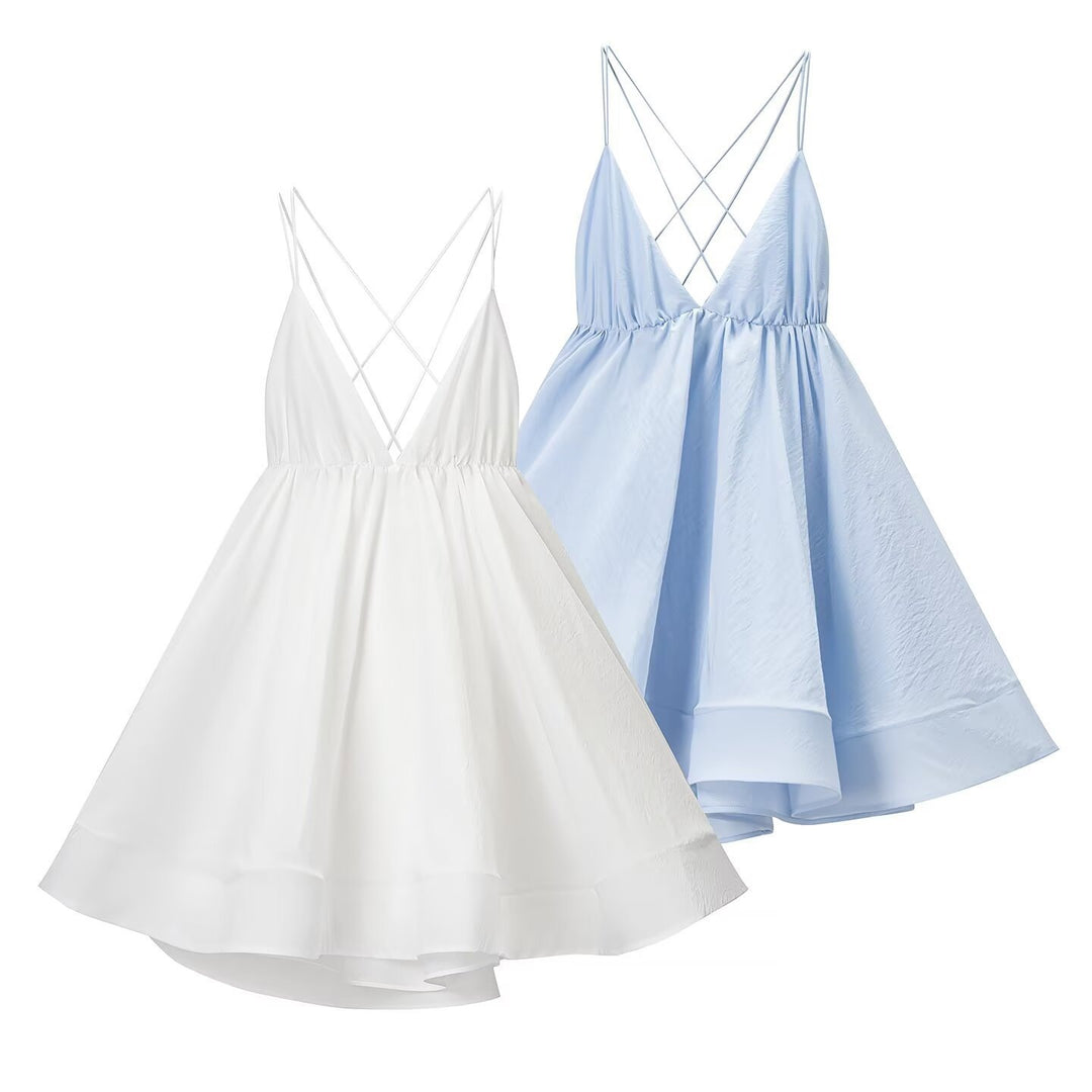 Damen Maxikleid mit geflochtenem Rückenausschnitt Echo Archiv