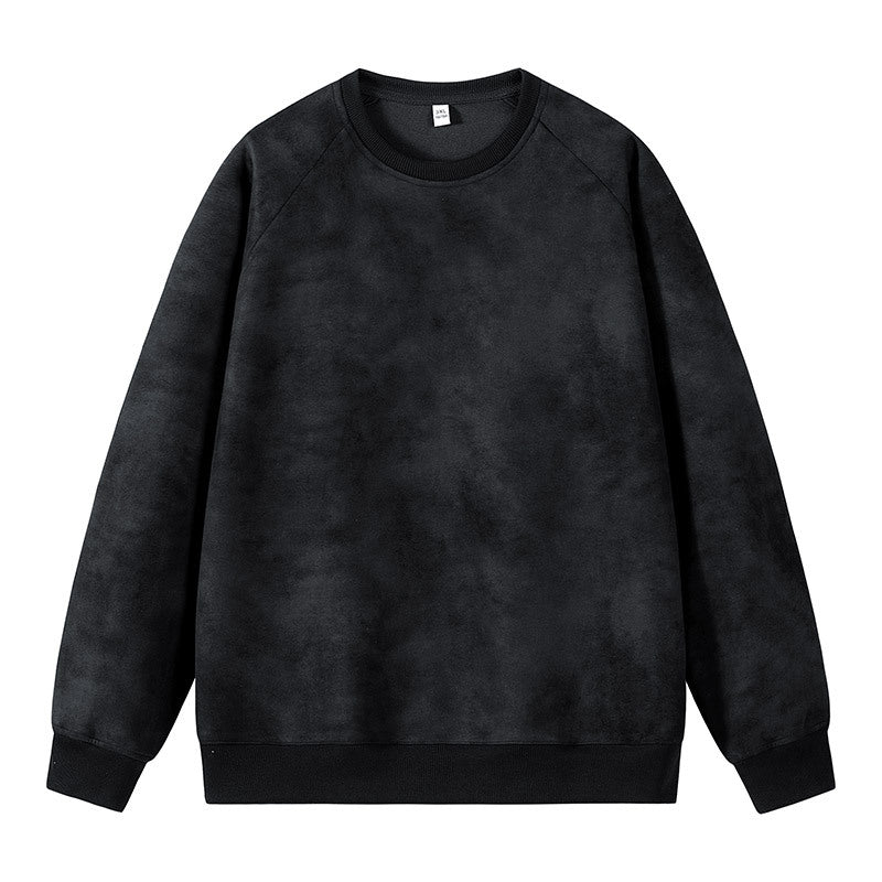 Herren Oversized Sweatshirt mit gebürstetem Fleece-Innenfutter und Vintage-Waschung Echo Archiv