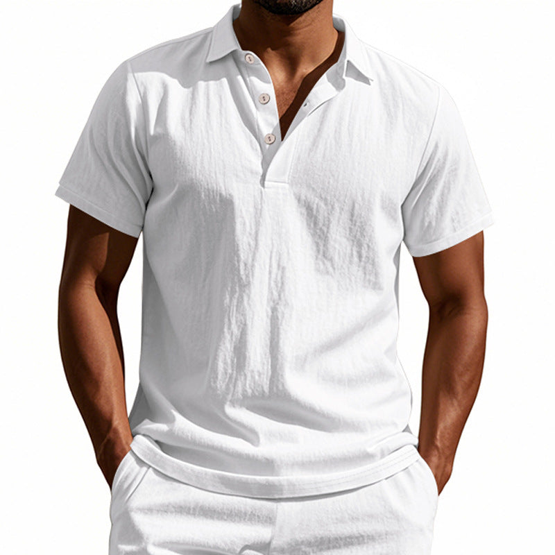 Herren Poloshirt mit atmungsaktiver Struktur und klassischem Kragen Echoarchiv