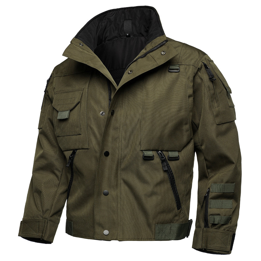 Herren Tactical Field Jacke mit Multi‑Taschen, verstellbaren Bündchen und wasserabweisender Ripstop‑Qualität Echo Archiv