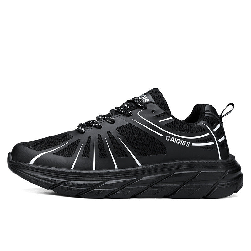 Herren Stabilitäts-Laufschuhe mit keilförmiger Energierückführungssohle und nahtlosem Mesh-Upper – Tavélo