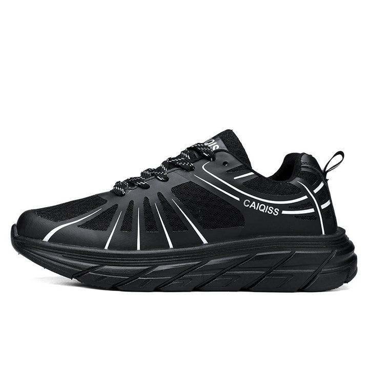 Herren Stabilitäts-Laufschuhe mit keilförmiger Energierückführungssohle und nahtlosem Mesh-Upper – Tavélo