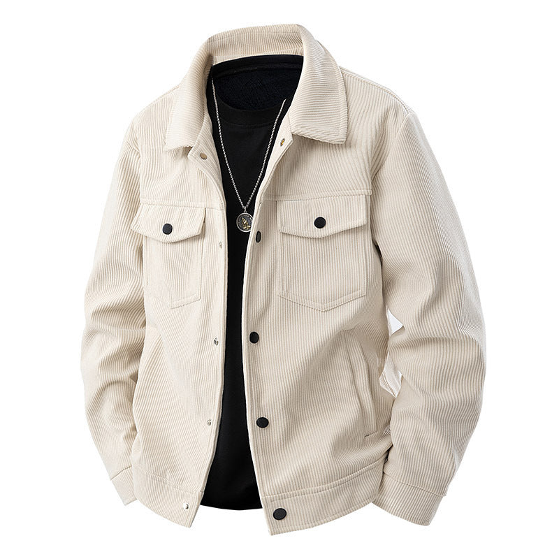 Herren Komfortable Cordjacke Echo Archiv