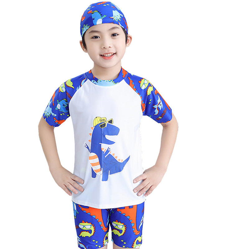 Jungen UV-Schutz Schwimmanzug mit kurzen Ärmeln Echo Archiv