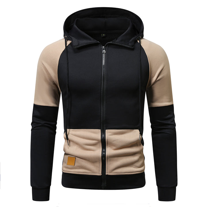 Herren sportlicher Kapuzenpullover mit einzigartigem Farbblock-Design Echoarchiv