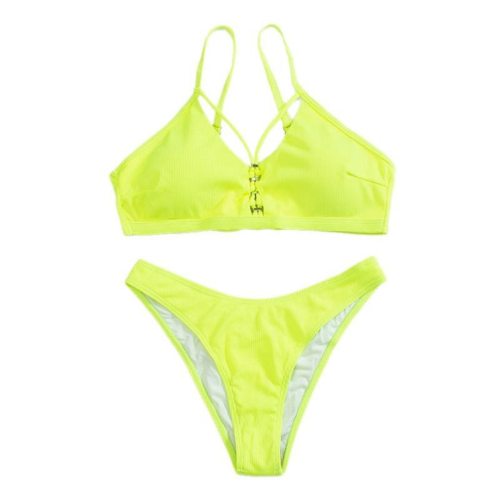 Damen Bikini-Set mit raffinierten Trägersystem und elegantem Verschluss Echo Archiv