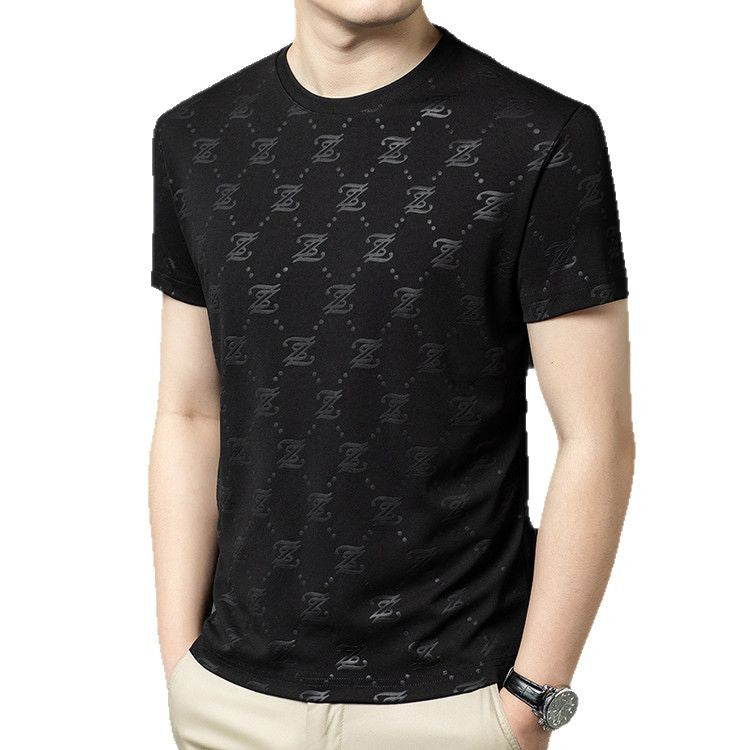 Herren modernes T-Shirt mit stylishen Muster Echoarchiv