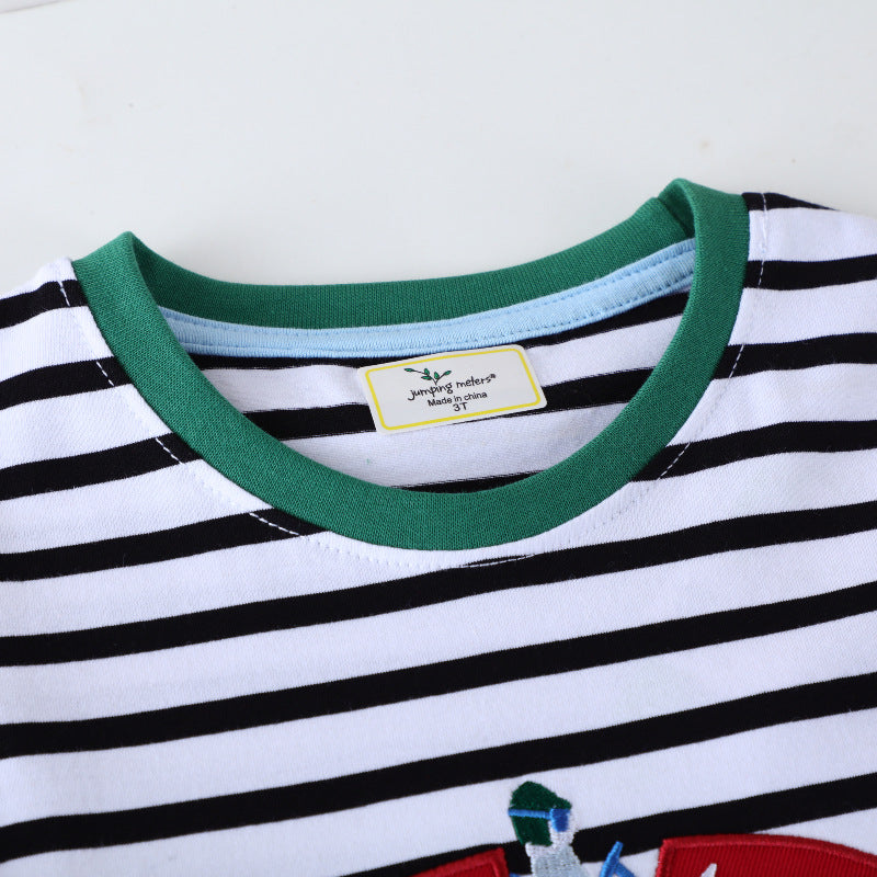 Jungen Langarm T-Shirt mit buntem Rennwagen-Motiv Echo Archiv