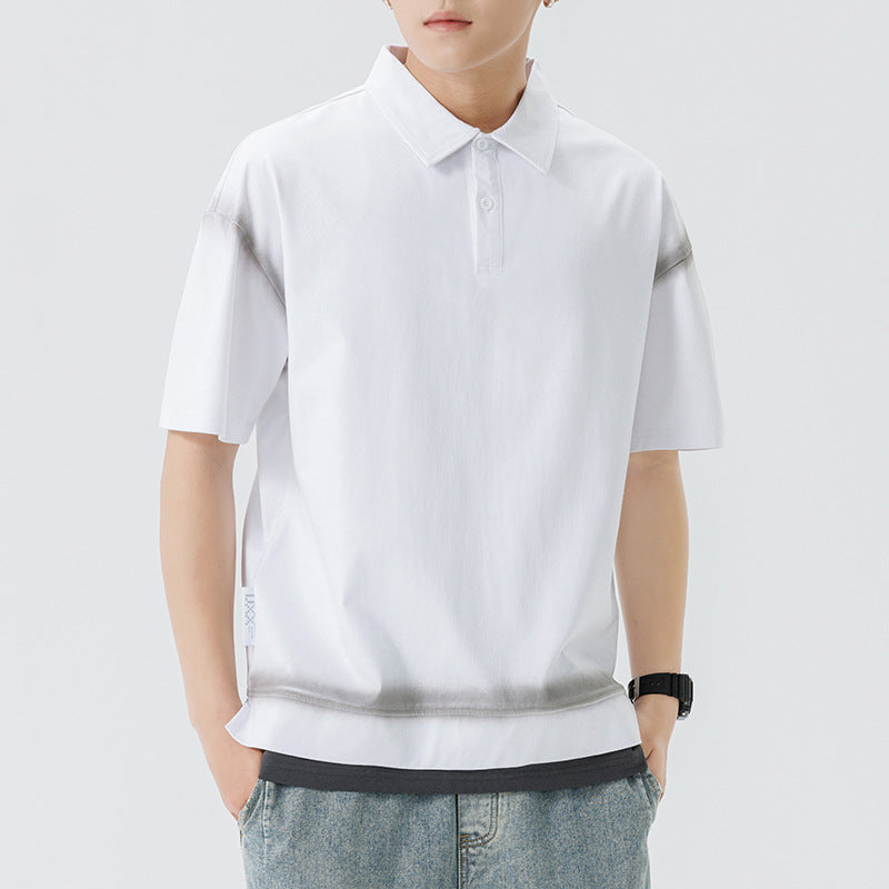 Herren lässiges Poloshirt mit modernem Schnitt und atmungsaktivem Material Echoarchiv
