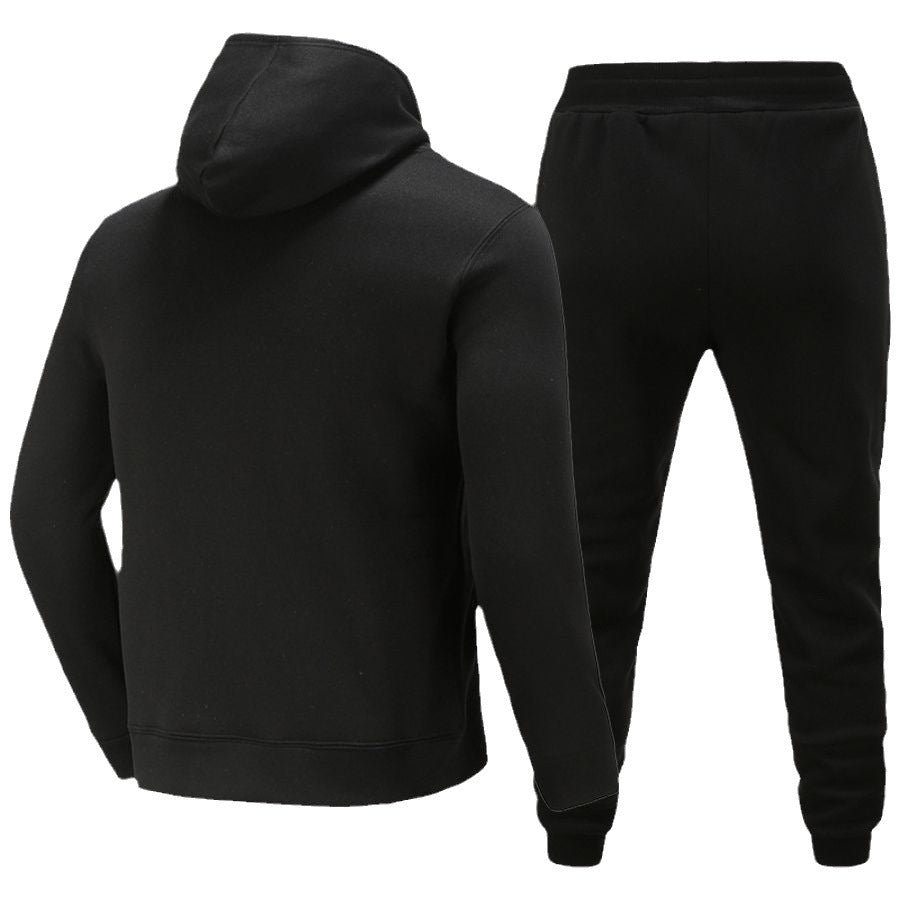 Herren Kapuzenpullover und Jogginghose Set mit motivierendem Aufdruck Echoarchiv