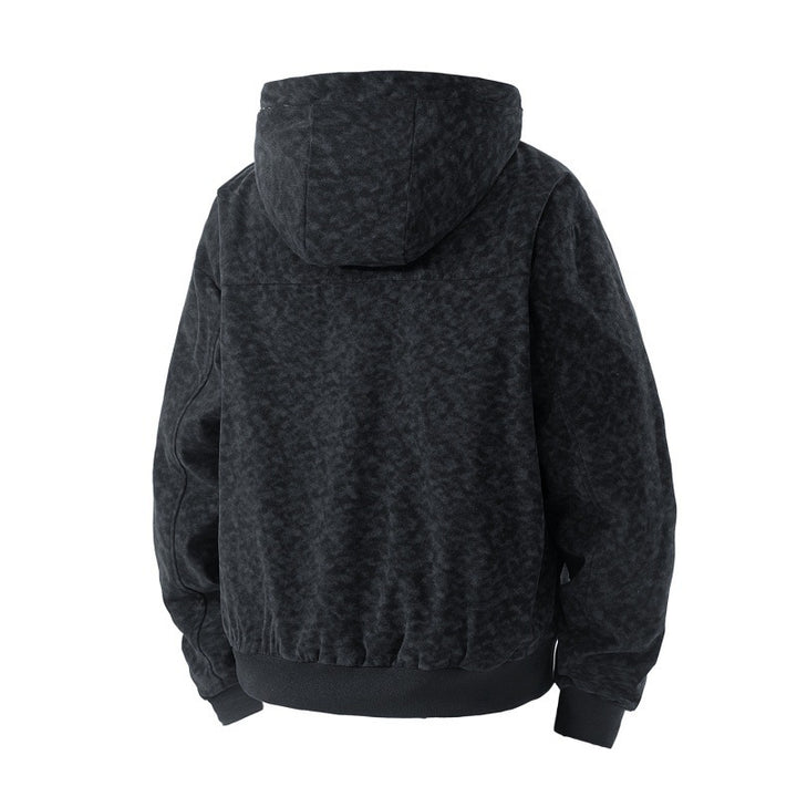 Damen lässige abnehmbare Kapuzenjacke Echo Archiv
