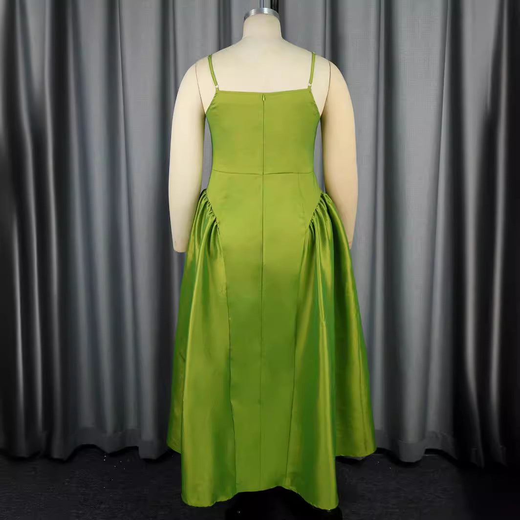 Damen Elegantes A-Linien Maxikleid mit großzügigem Rock Echo Archiv