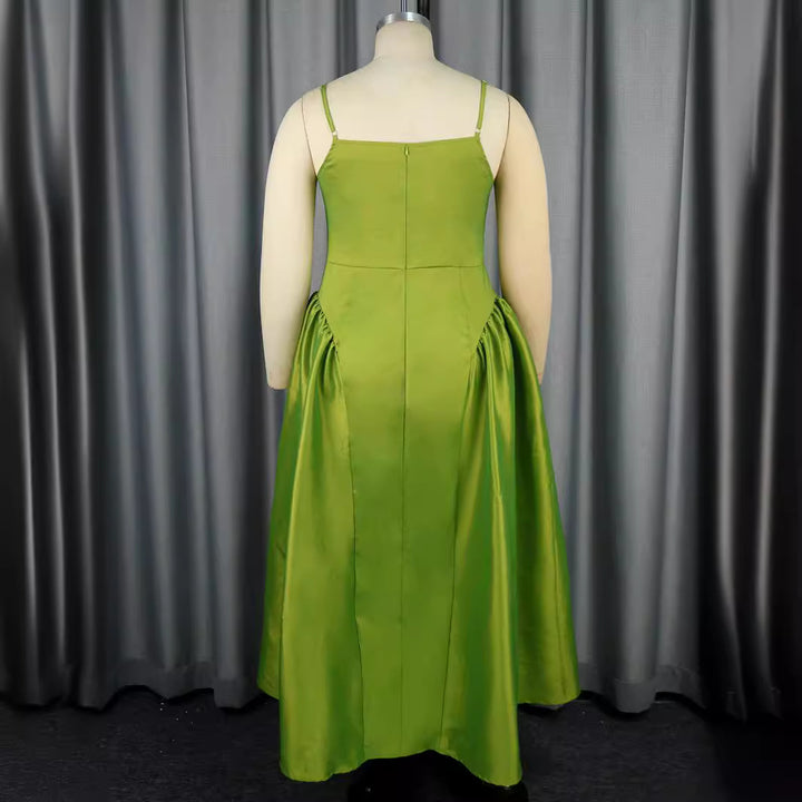 Damen Elegantes A-Linien Maxikleid mit großzügigem Rock Echo Archiv